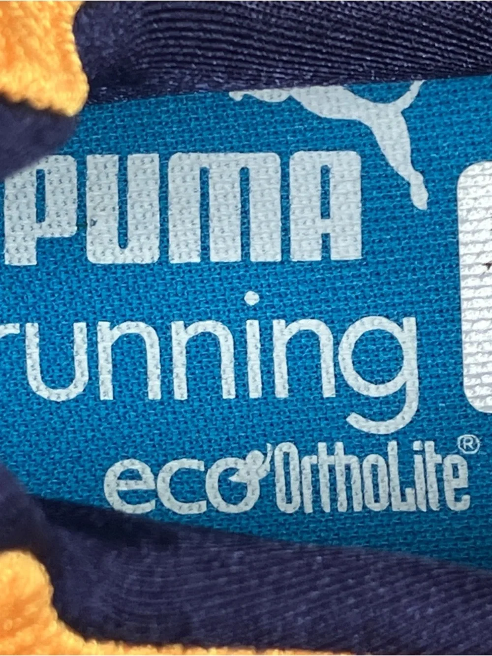 Puma Running Shoes Mens 10 Orange Athletic Trainers Lifestyle Eco‎ Ortholite